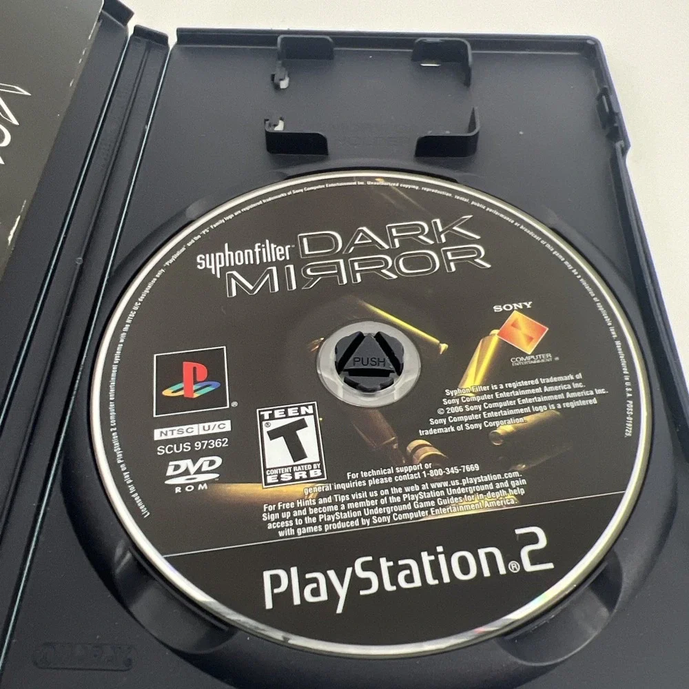 PS2 Syphon Filter Dark Mirror (PlayStation 2, 2007) COMPLETE, TESTED & WORKING!